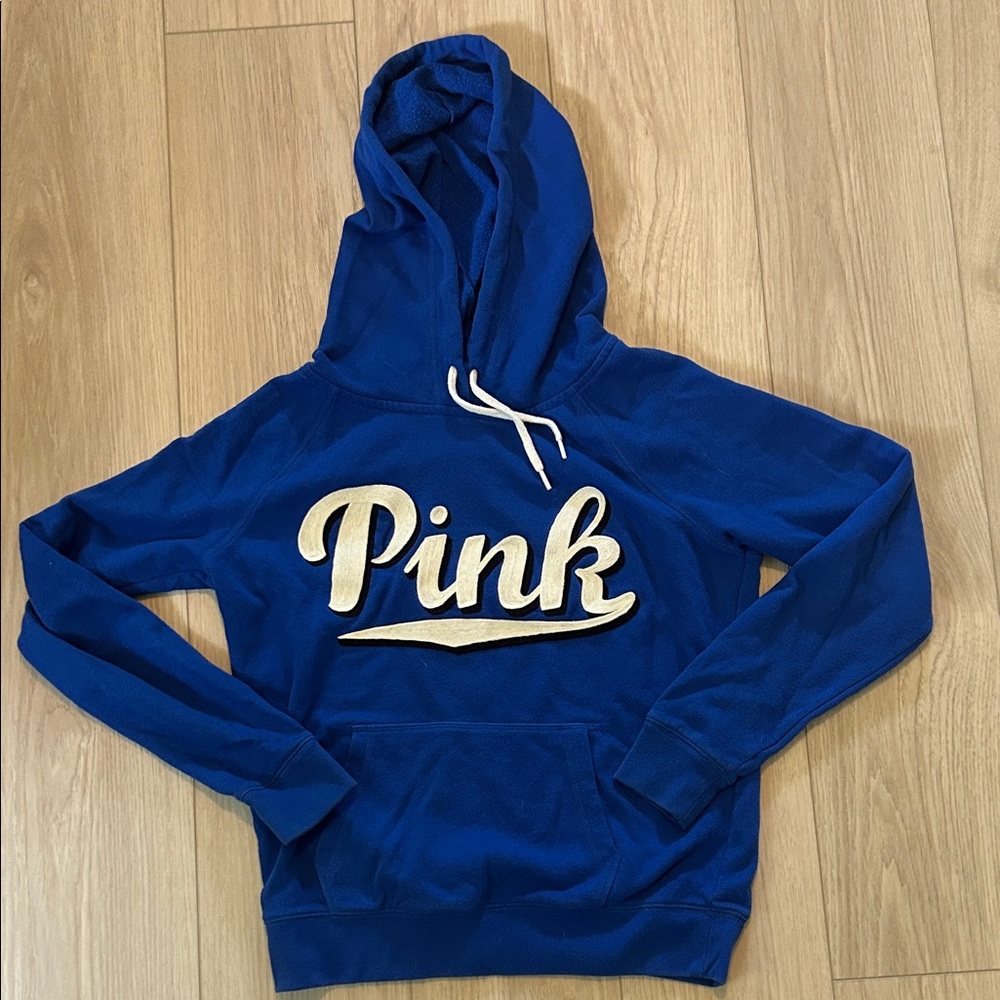 PINK Victoria's Secret Royal Blue Hoodie